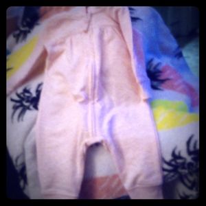 Pink jumpsuit with cute little antennas